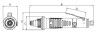 Wkrętak pneumatyczny (prosty) 3,5 - 12Nm z mechanizmem ''Push to Start'' z serii DSE I - Straight
