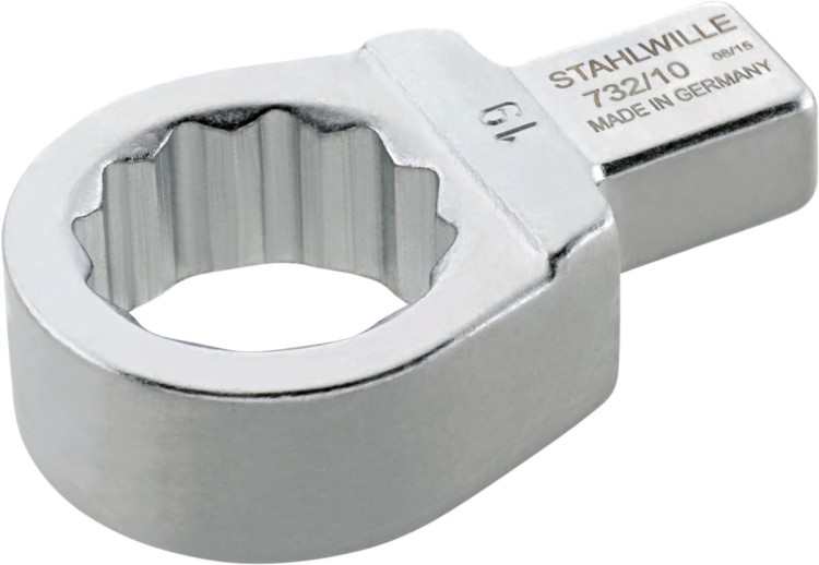 Końcówka wtykowa oczkowa 9 x 12 mm, 22 mm - Stahwille 732/10