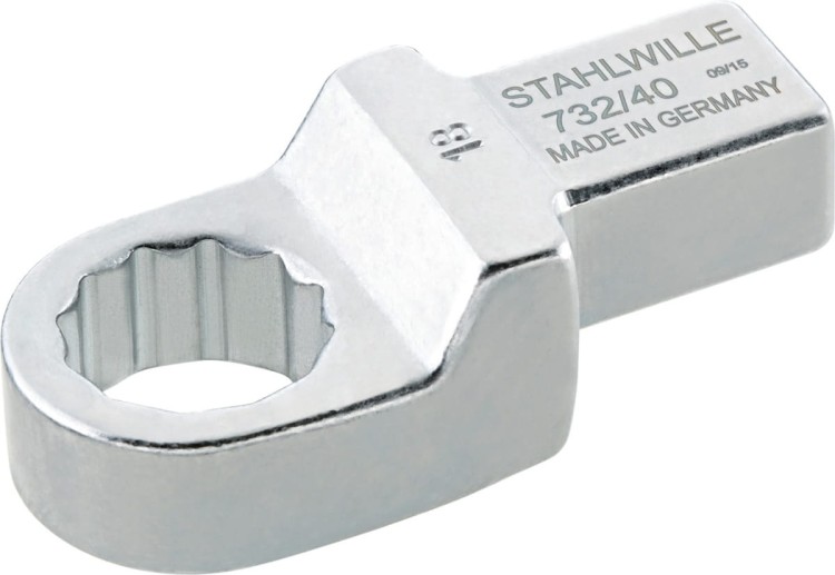 Końcówka wtykowa oczkowa 14 x 18 mm, 34 mm - Stahwille 732/40