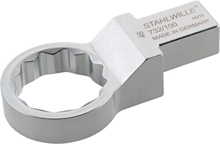 Końcówka wtykowa oczkowa 22 x 28 mm, 46 mm - Stahwille 732/100