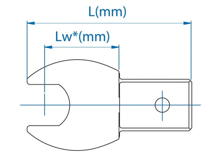 Końcówka wtykowa płaska 9x12 mm, 15mm - King Tony - 34501115M