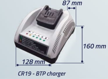 Ładowarka dedykowana do narzędzi akumaltorowych serii BSTA, BSTP, model CR19-BTP