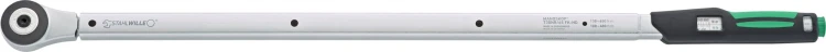 Klucz dynamometryczny 130-650 Nm MANOSKOP® 730NR/65 FK-HD z pernamentnie zainstalowaną grzechotką drobnozębną 3/4"