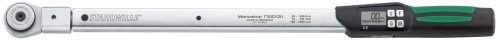Service/series 20-200 Nm MANOSKOP® 730DR/20 - torque wrenches with holder for insert tools14x18 mm and ratchet head 1/2"