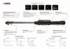 Klucz dym. 200-2000Nm TXW2000ABT z komunikacją Bluetooth - BMS Ireland z zabierakiem 1" z adapterem 27x36mm