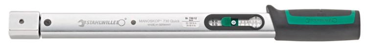 Klucz dynamometryczny 25-130 N·m 730 Quick/12 z uchwytem na wtykowe końcówki narzędziowe 14x18 mm
