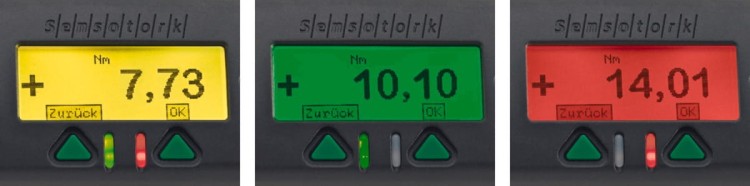 Elektroniczny kątowy klucz dynamometryczny 20-400 Nm SENSOTORK® 713R/40 z pomiarem kąta i odłączaną grzechotką