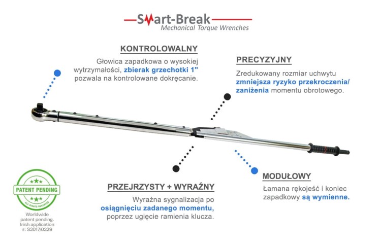 SB1000S Klucz mechaniczo-elektroniczny Smart-Break 300-1000 N.m