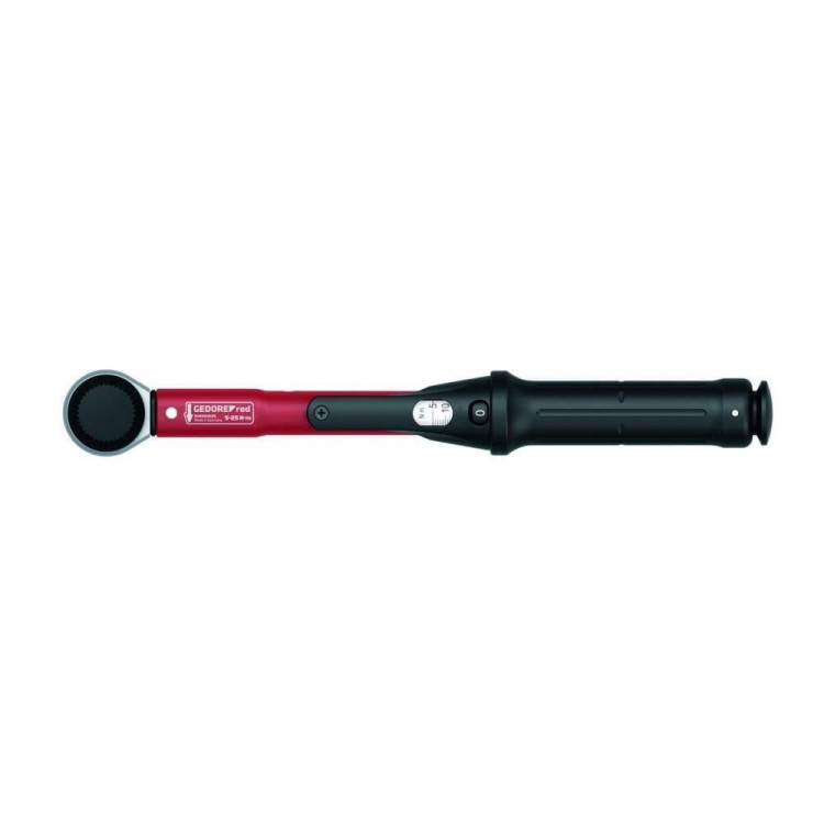 Torque wrench Gedore Red 5-25Nm with adaptor 1/4"