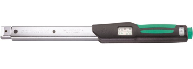 Klucz dynamometryczny 20-100 N·m MANOSKOP® 730N/10 z uchwytem na narzędzia wtykowe 9x12 mm