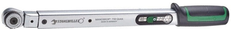 Klucz dynamometryczny 130-650 N·m 730 Quick/65 z grzechotką 3/4" i uchwytem na wtykowe końcówki narzędziowe 14x18 mm