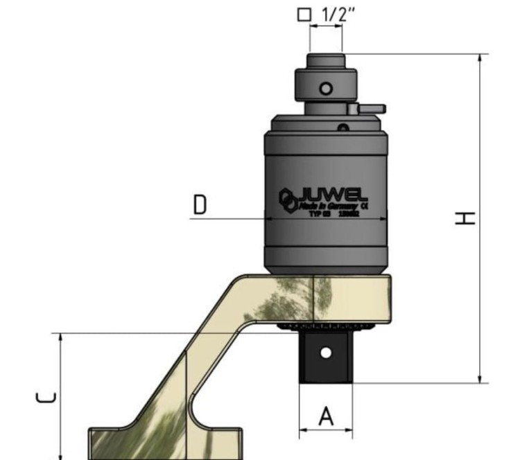 Zakrętarka mechaniczna 1460-5400Nm JUWEL seria Typ 03L
